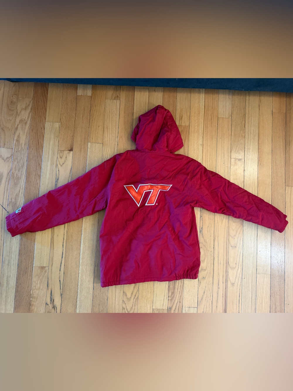 Vintage XL 90s Virginia Tech Hokies STARTER Puffer Jacket Bomber Small